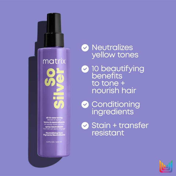 Actual product image Matrix So Silver All-In-One Toning Leave-In Spray (200 ml)