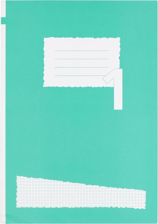 Image du produit Office Cahier scolaire FSC A4, Quadrillé, Vert, 10 pièces (A4, Quadrillé)