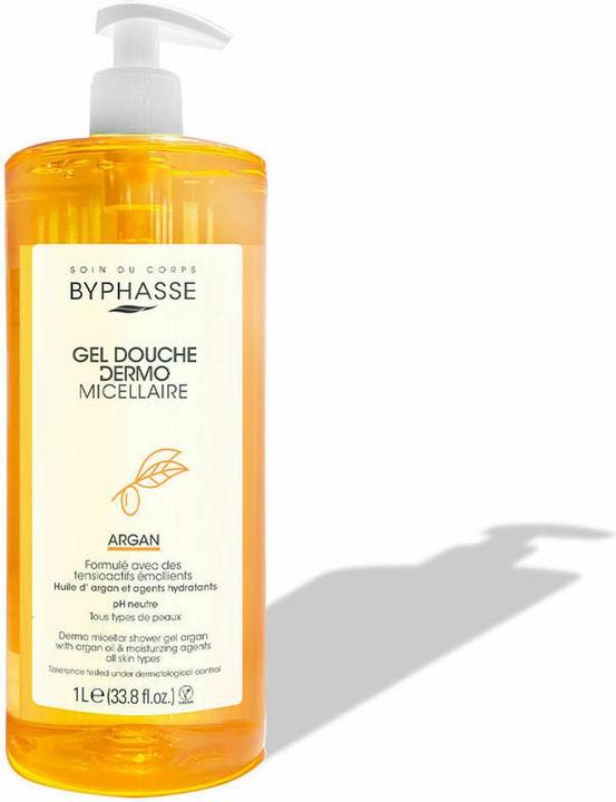 Actual product image Byphasse Dermo Micellar Argan Shower Gel 1000ml (1000 ml)