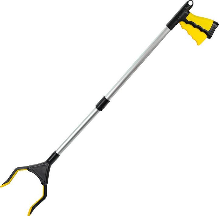 Actual product image Blosta Grabber tongs grabber yellow foldable 81/42cm grabber for seniors, rubbish grabber