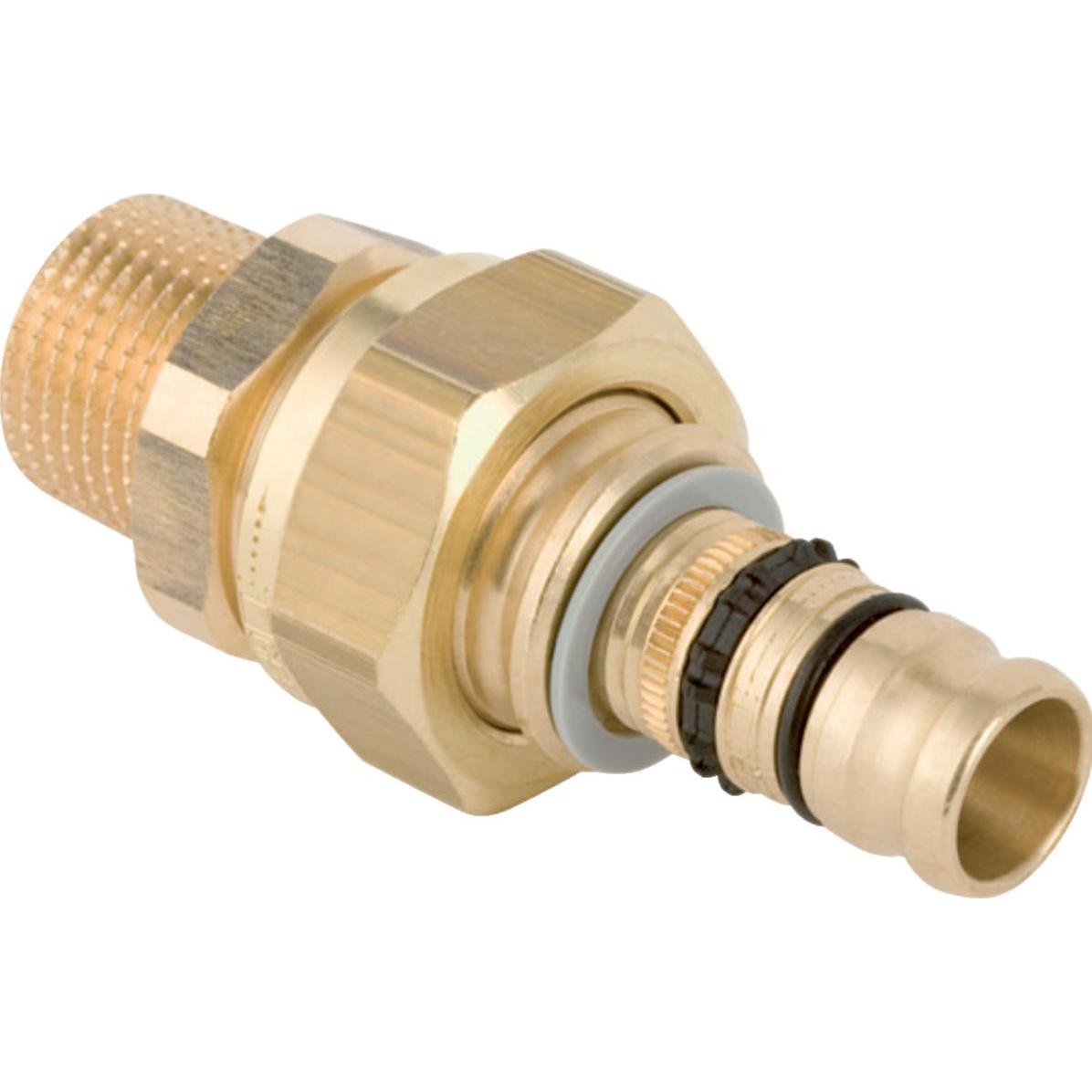 Geberit, Rohrverbindungstechnik, Mepla Übergangsverschraubung mit Aussengewinde, Rg d32-R1" (Rohrverschraubung)