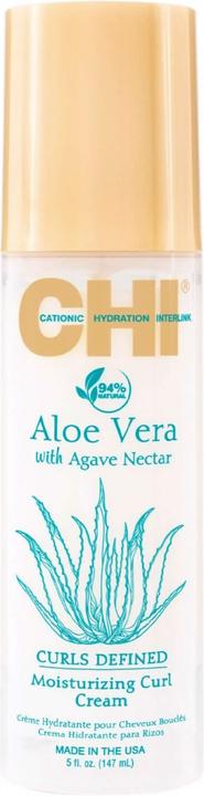 CHI Aloe Vera - Crème hydratante pour les cheveux bouclés (Pâte capillaire, 147 ml)
