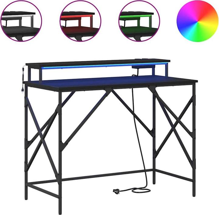 Image du produit vidaXL Schreibtischlagerung (50 x 100 x 86.50 cm)