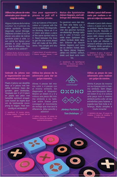 Produktbild Cosmoludo OXONO (mult) (Deutsch, Englisch, Französisch, Italienisch, Niederländisch, Portugiesisch, Spanisch, 2 Spieler)