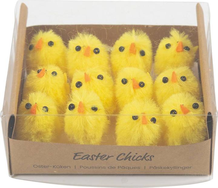 Image du produit Creativ Company Poussin de Pâques (12 x, 3,5 x 7,5 x 8,5 cm)