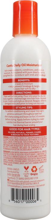 Actual product image Cantu Shea Butter Strengthening Daily Oil Moisturiser 13 ounces (385 ml)
