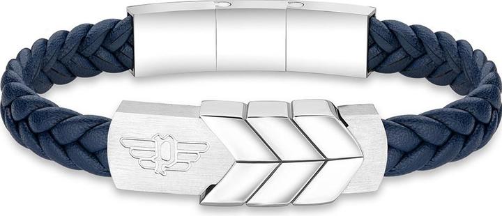 Produktbild Police Valorious Armband (21 cm, Edelstahl, Leder)