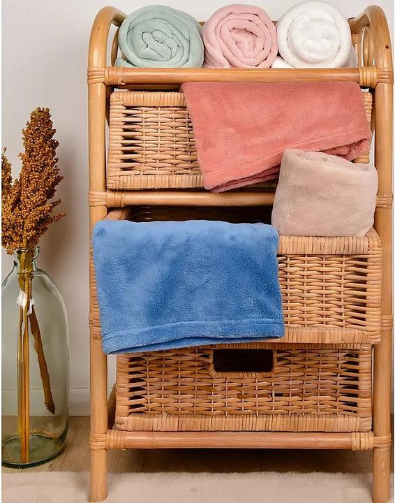 Actual product image Doudou et Compagnie Decke 70x100cm terracotta (100 x 70 cm)