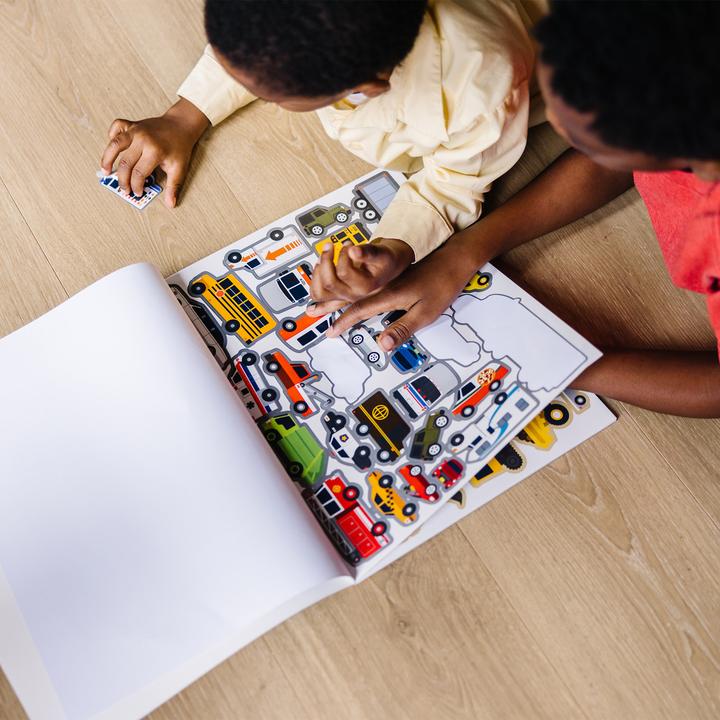 Produktbild Melissa & Doug MELISSA Reusable Sticker Pad - Vehicles