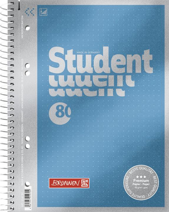 Produktbild RINGBUCHBL.A5 4-L.DOTTED 80B SPIRAL (A5, Gepunktet)