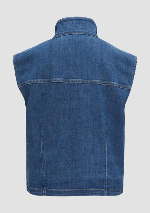Actual product image S.Oliver Indoor-Weste Jeansweste mit Stehkragen (36)