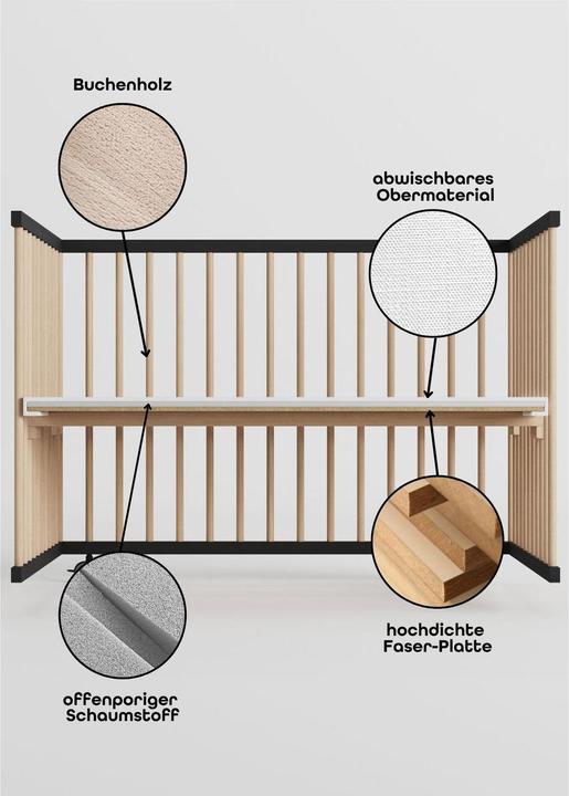 Produktbild Sämann Premium Laufgitter (100 cm, Buche)