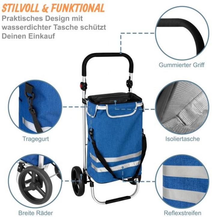 Produktbild Relaxdays Einkaufstrolley