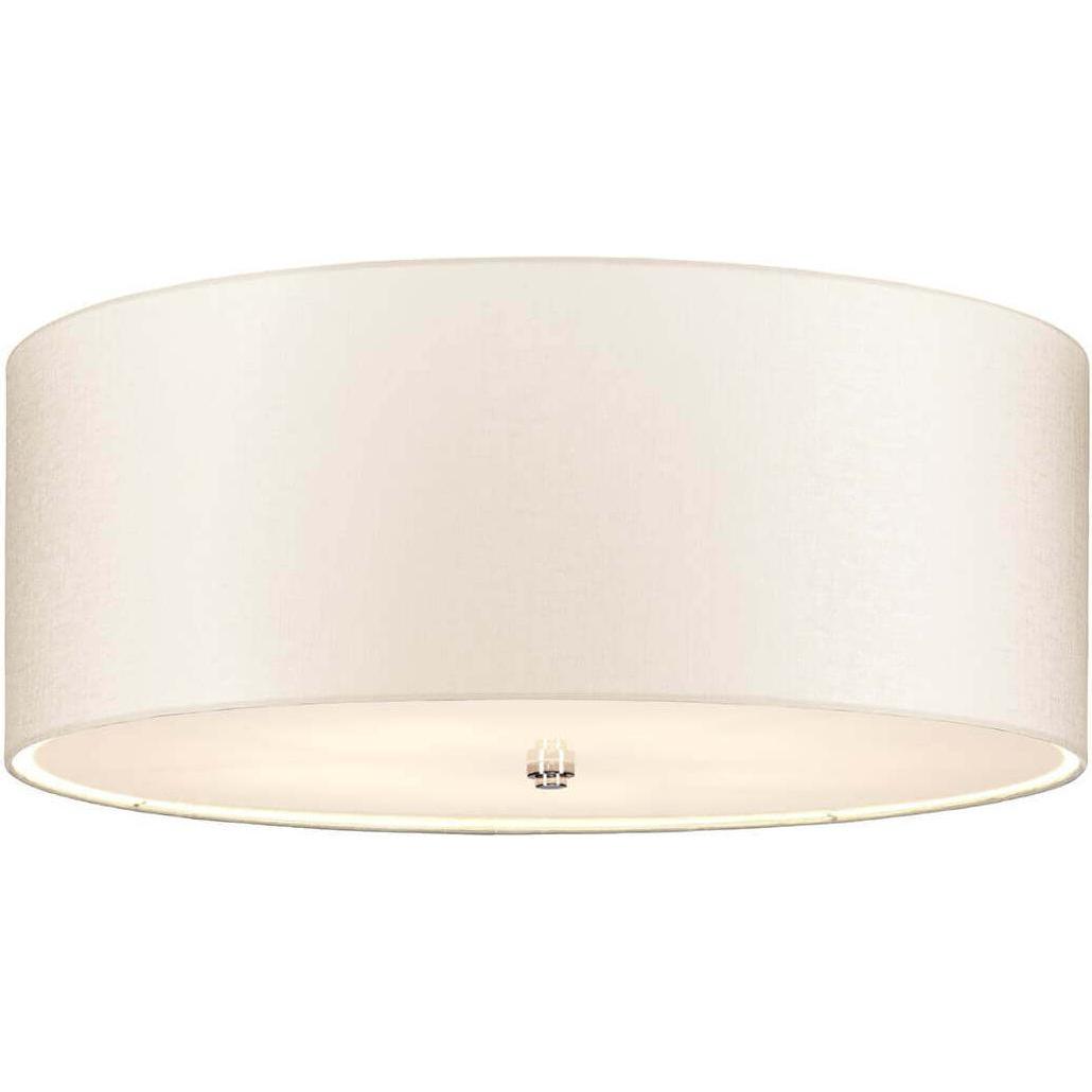 Thumbnail - Elstead Lighting, Wandleuchte + Deckenleuchte, Fletcher Deckenleuchte E27 5-fach 27cm Poliertes Chrom Elfenbein (E27)