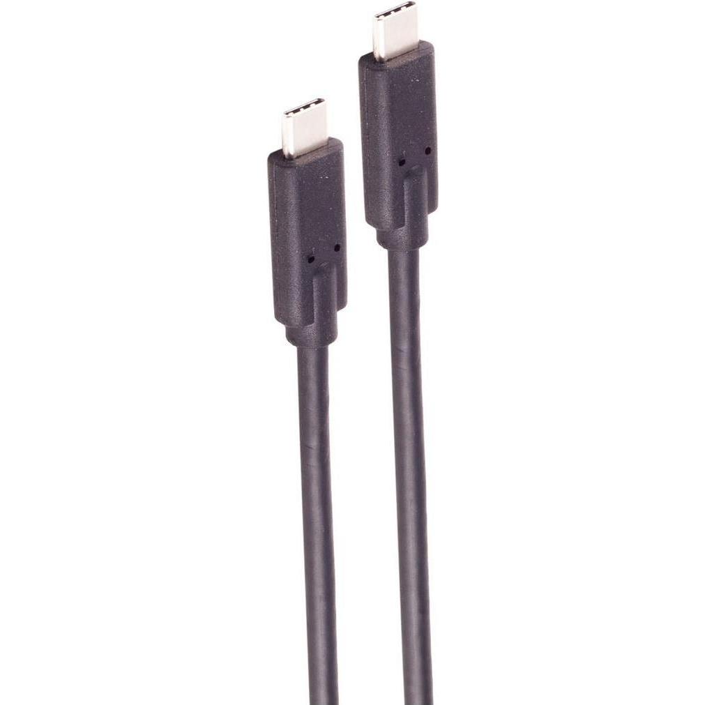 Shiverpeaks -BASIC-S--USB-C Verbindungskabel, USB Kabel Typ-C Stecker auf Typ C Stecker, 4.0 Gen 3x2, 240W, 0 (0.50 m, U...