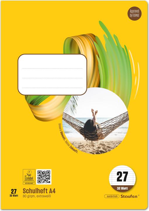 Actual product image Ursus Exercise book (A4, Lined, Soft cover)