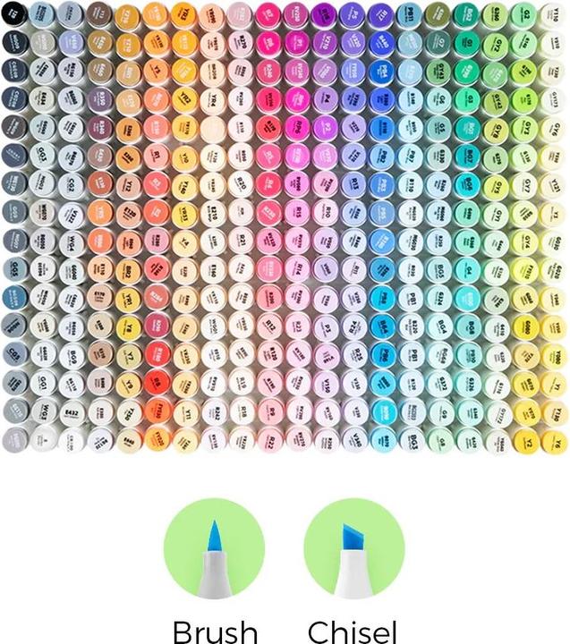 Ohuhu Honolulu Kunstmarker (Multicolor, 320 x)
