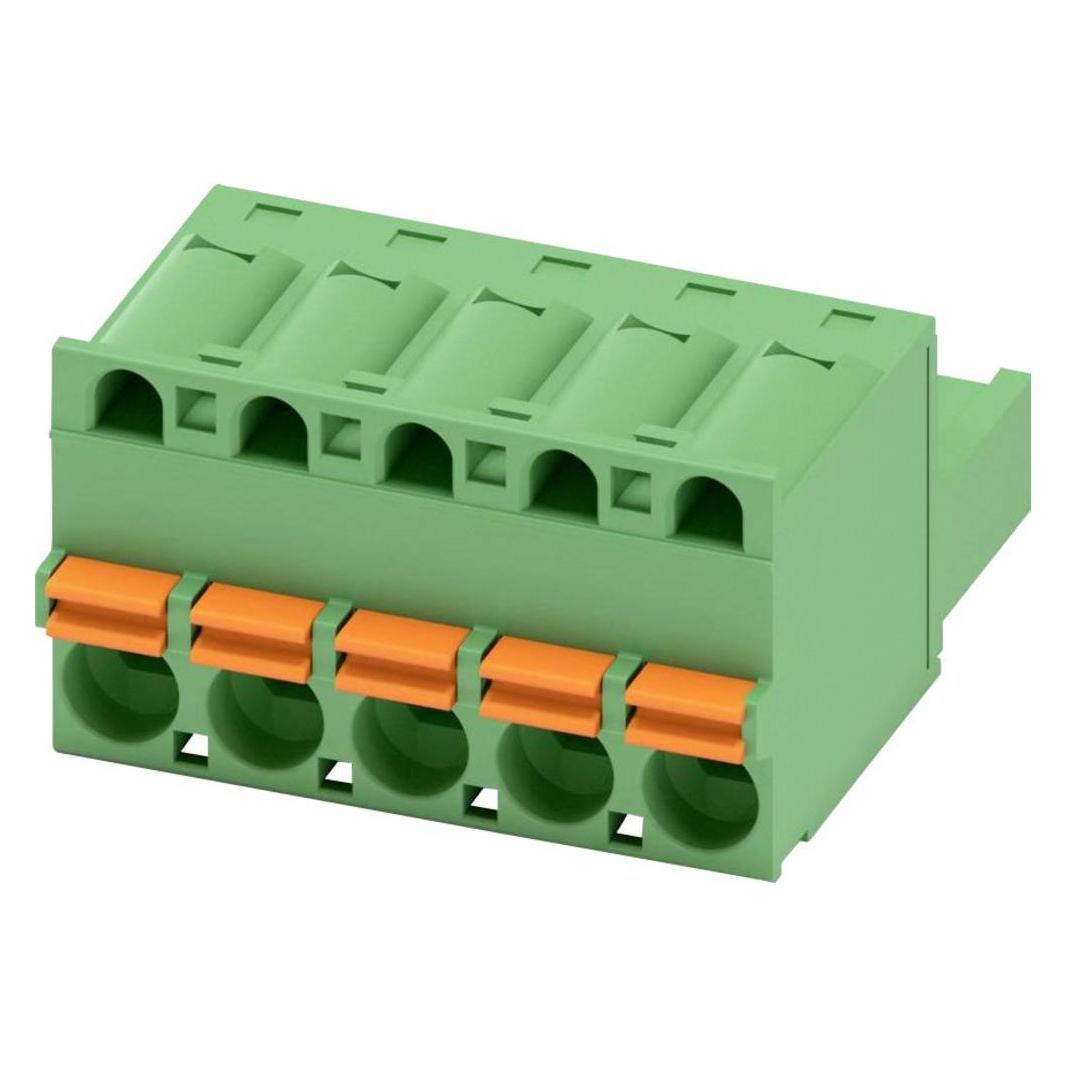 Phoenix Contact PHOE Leiterplattensteckverbinder, Elektronikkabel + Stecker, Grün