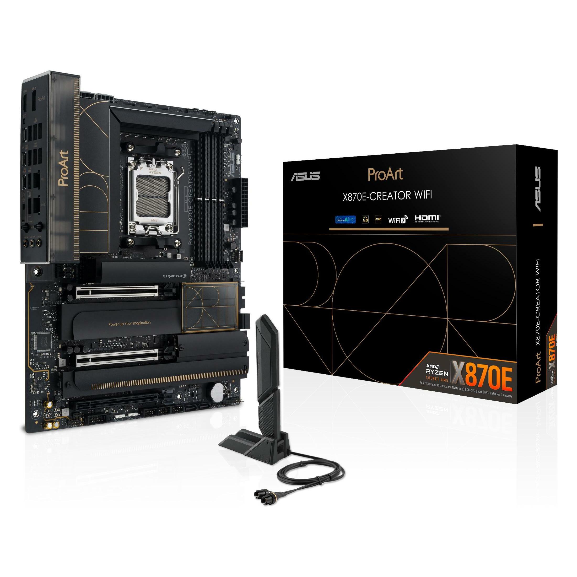 ASUS ProArt X870E-CREATOR WIFI (AM5, AMD X870E, ATX), Mainboard