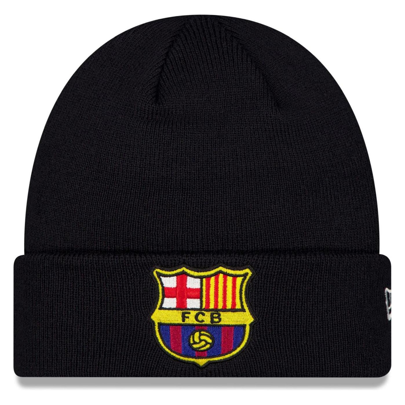 New Era, Herren, Mütze, Beanie Wintermütze - Core Cuff Fc Barcelona Navy, Blau, (One Size)