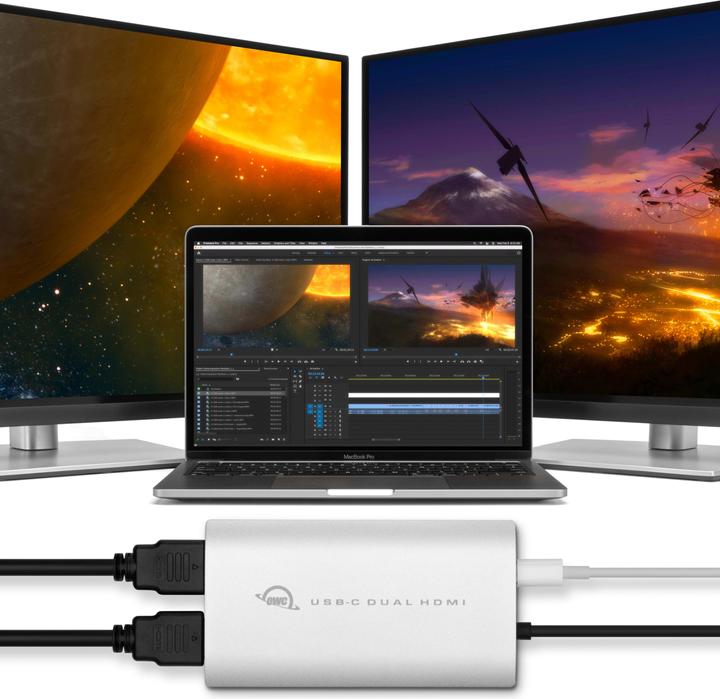 Produktbild OWC USB-C zu (HDMI, 26 cm)