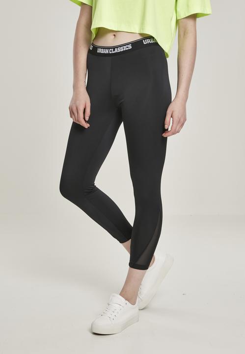 Actual product image Urban Classics Ladies Tech Mesh Pedal Pusher Leggings (XS)