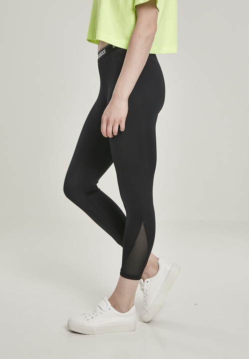 Actual product image Urban Classics Ladies Tech Mesh Pedal Pusher Leggings (XS)