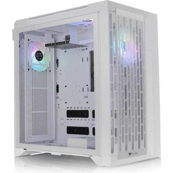 Thermaltake Tt CTE C700 TG ARGB Snow E-ATX wh CA-1X7-00F6WN-01 (ATX, mATX, Mini-ITX, E-ATX), PC Gehäuse, Weiss