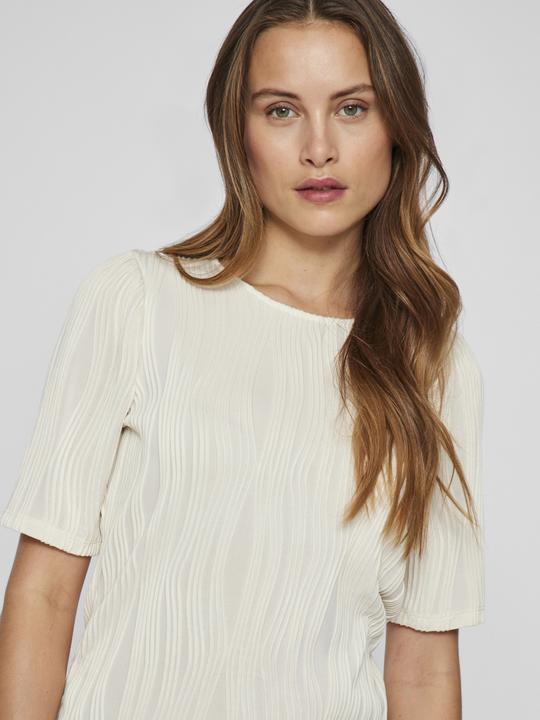 Image du produit Vila Rundhals Oberteil mit kurzen Ärmeln (L)