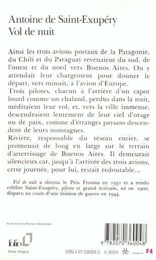 Produktbild Vol de nuit (Französisch, Antoine de Saint-Exupéry, 1972)