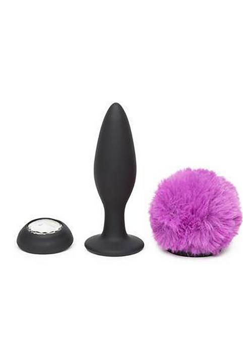 Immagine prodotto Happy Rabbit Plug anale vibrante ricaricabile medio nero/viola