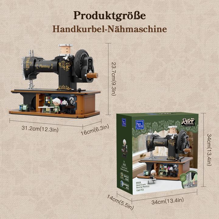 Image du produit Pantasy Machine à coudre à manivelle Retro Collection
