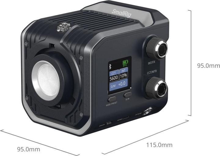 Actual product image SmallRig Dauerlicht RC 100C COB Weiss Lite Version