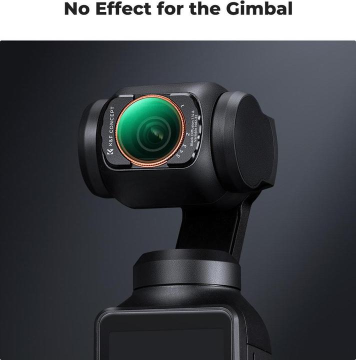 Image du produit K&F Concept ND2-32&Black Mist 1/4HD multifonctionnel, revêtement vert antireflet, étanche et résistant aux