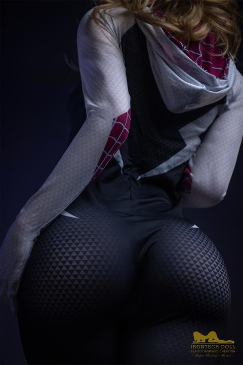 Actual product image Irontech Full Silicone Spider Gwen Sex Doll 167cm S38