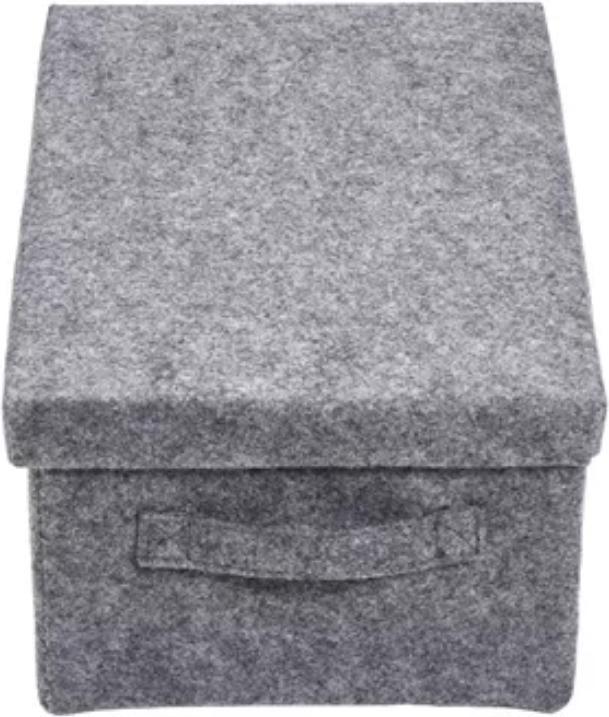 Actual product image Diaqua Storage Box Stone 31 x 21 x 14 cm, Grey (31 cm, 10.56 l, 1x)