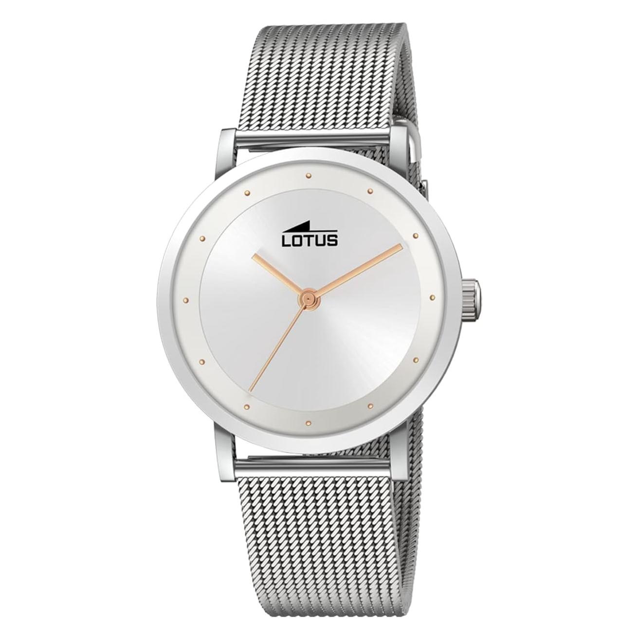 Lotus, Horloge, 18790/1 Roestvrijstalen Armband Trendy, Zilver, (Analoog Horloge, 35 mm)