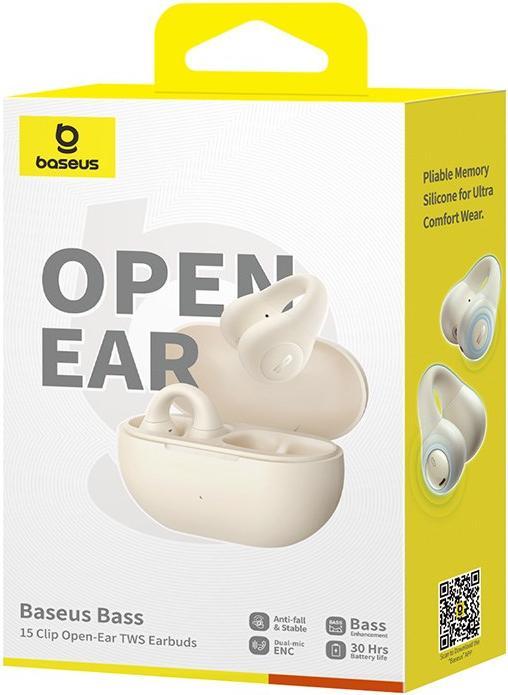 Actual product image Baseus Bass 15 Clip (ANC, 7.50 h, Wireless)