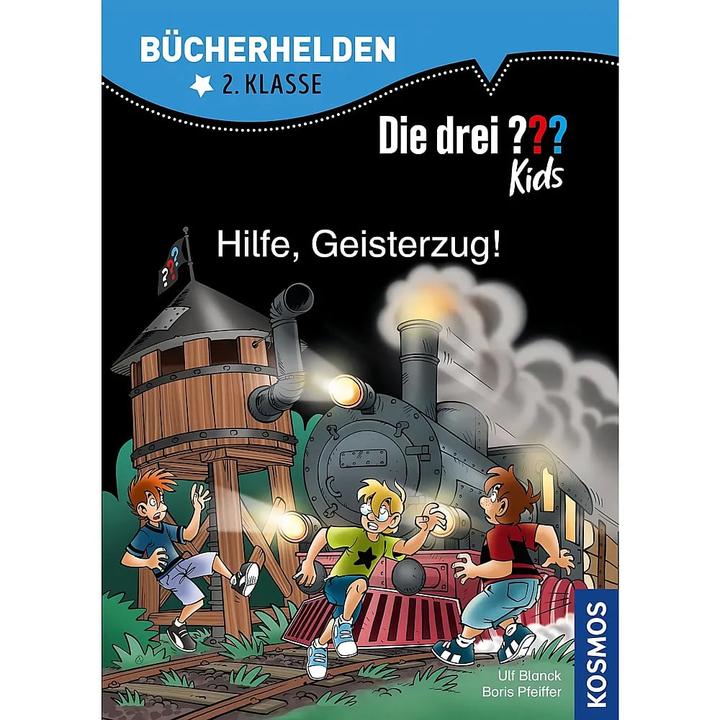 Produktbild Kosmos Die drei??? Kids, Bücherhelden 2. Klasse, Hilfe, Geisterzug! (Deutsch, Boris Pfeiffer, Jan Sasse, Ulf Blanck, 2019)