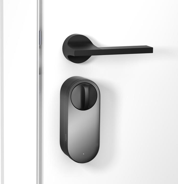Actual product image Aqara Smart Lock U200 Black, EL-D02E (Fingerprint, Electronic numerical code, Key, Smartphone, Key card, Bluetooth)