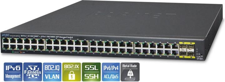 Produktbild Planet Gs-4210-48t4s (52 Ports)