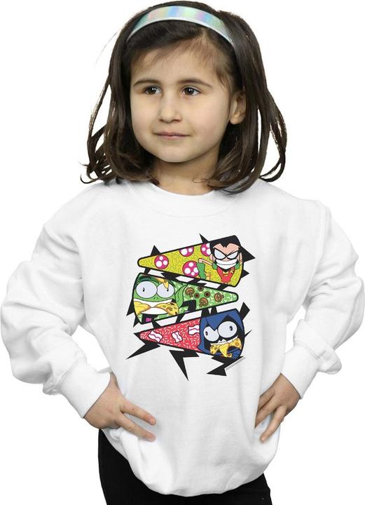 Produktbild Teen Titans Go Pizza Slice Sweatshirt Mädchen (128)
