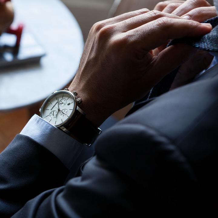Immagine prodotto Wenger Urban Classic Chrono (Orologio da polso analogico, Fatto in Svizzera, Cronografo, 44 mm)