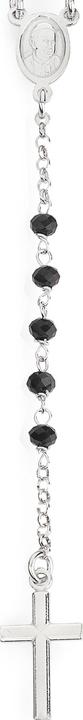 Immagine prodotto Amen Collana con croce classica di cristallo del rosario (Argento 925, 56 cm)