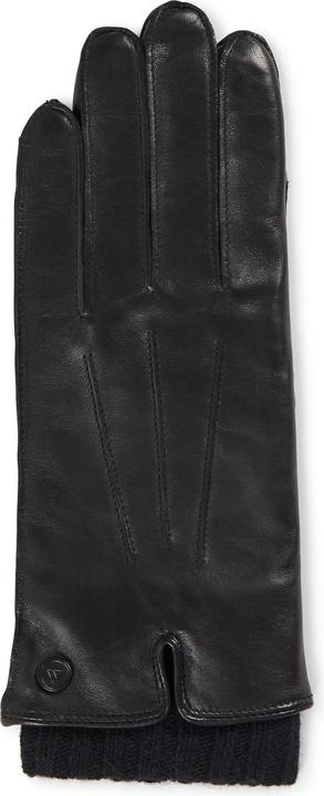 Actual product image Cash-Mere Lederhandschuhe mit Pulswärmer und Touchscreen tauglich (S)