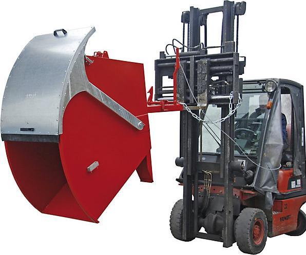 Produktbild eurokraft pro Kippbehälter mit Runddeckel (1000 l)