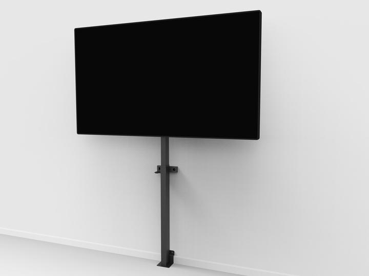 Actual product image Multibrackets TV stand motorized, black, metal/aluminum (60", 60 kg)