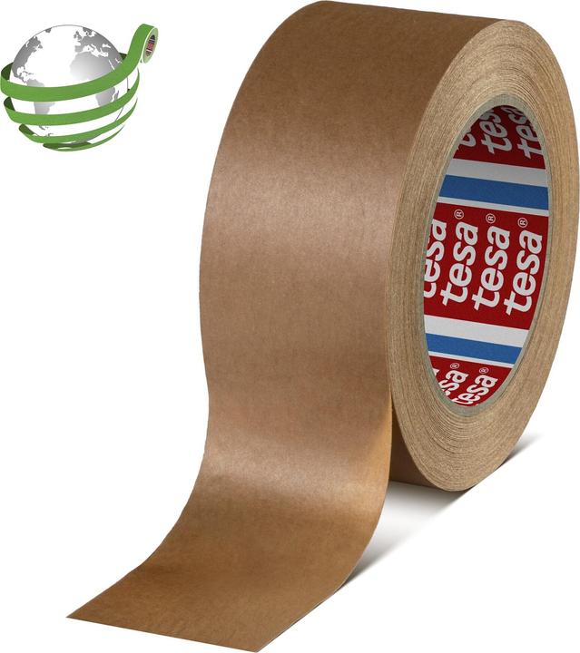 Actual product image tesa Packaging tape Papier pack® 4713 chamois Length 50 m Width 75 mm (75 mm)