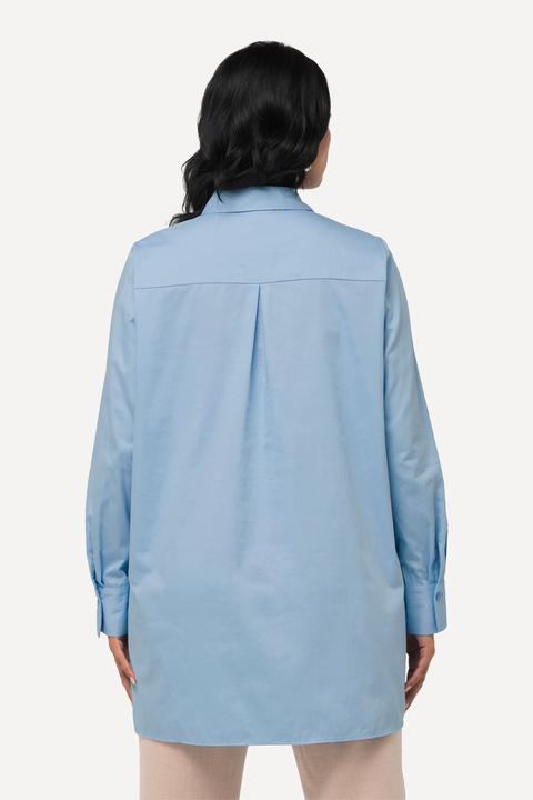 Immagine prodotto Ulla Popken Camicia con ricami, perline, collo da camicia e maniche lunghe (60)