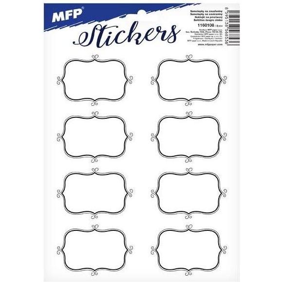 MFP Paper, Sticker, Aufkleber für Konserven 16,2x23cm